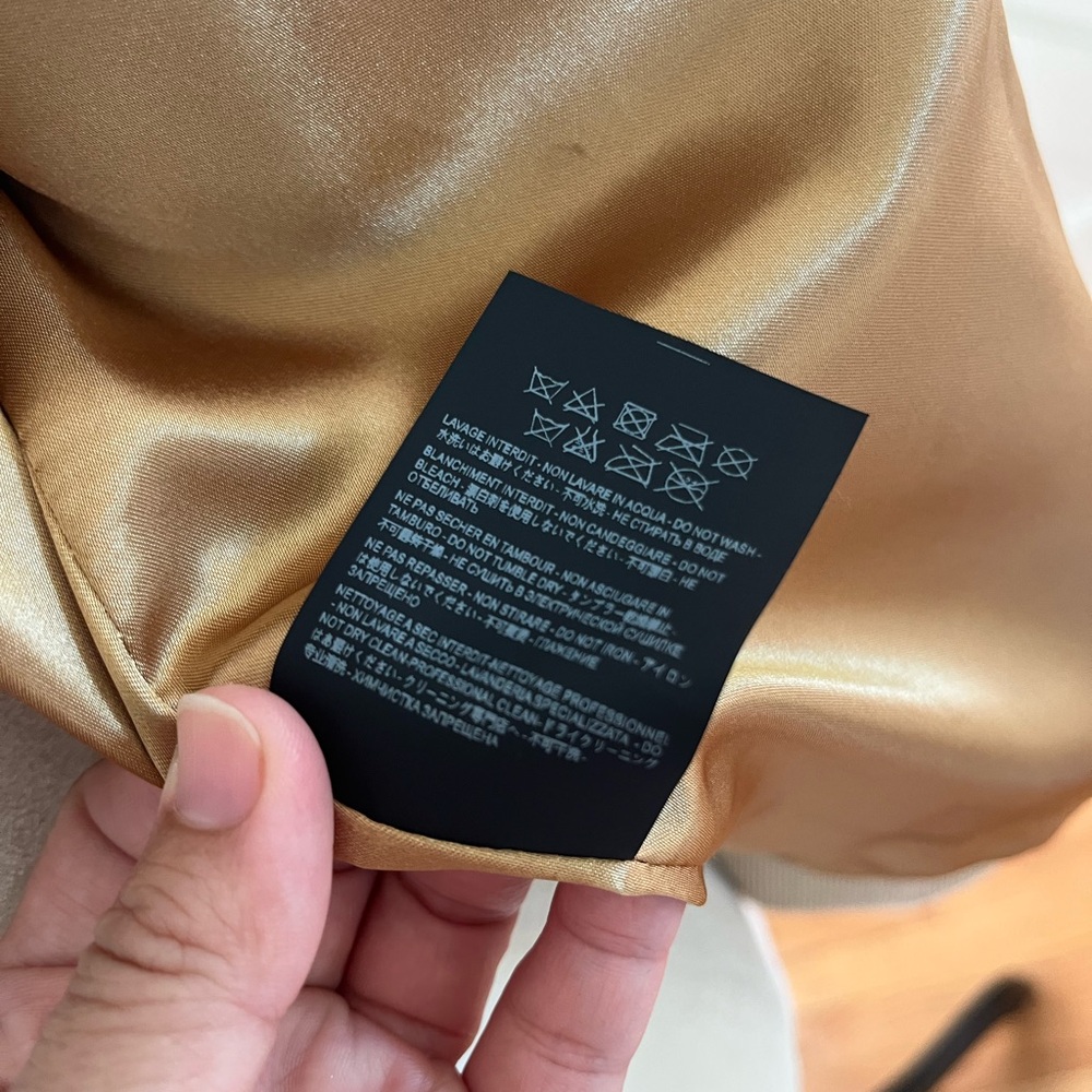 Celine Shimmering Gold Bomber Jacket - Picture 11 of 11